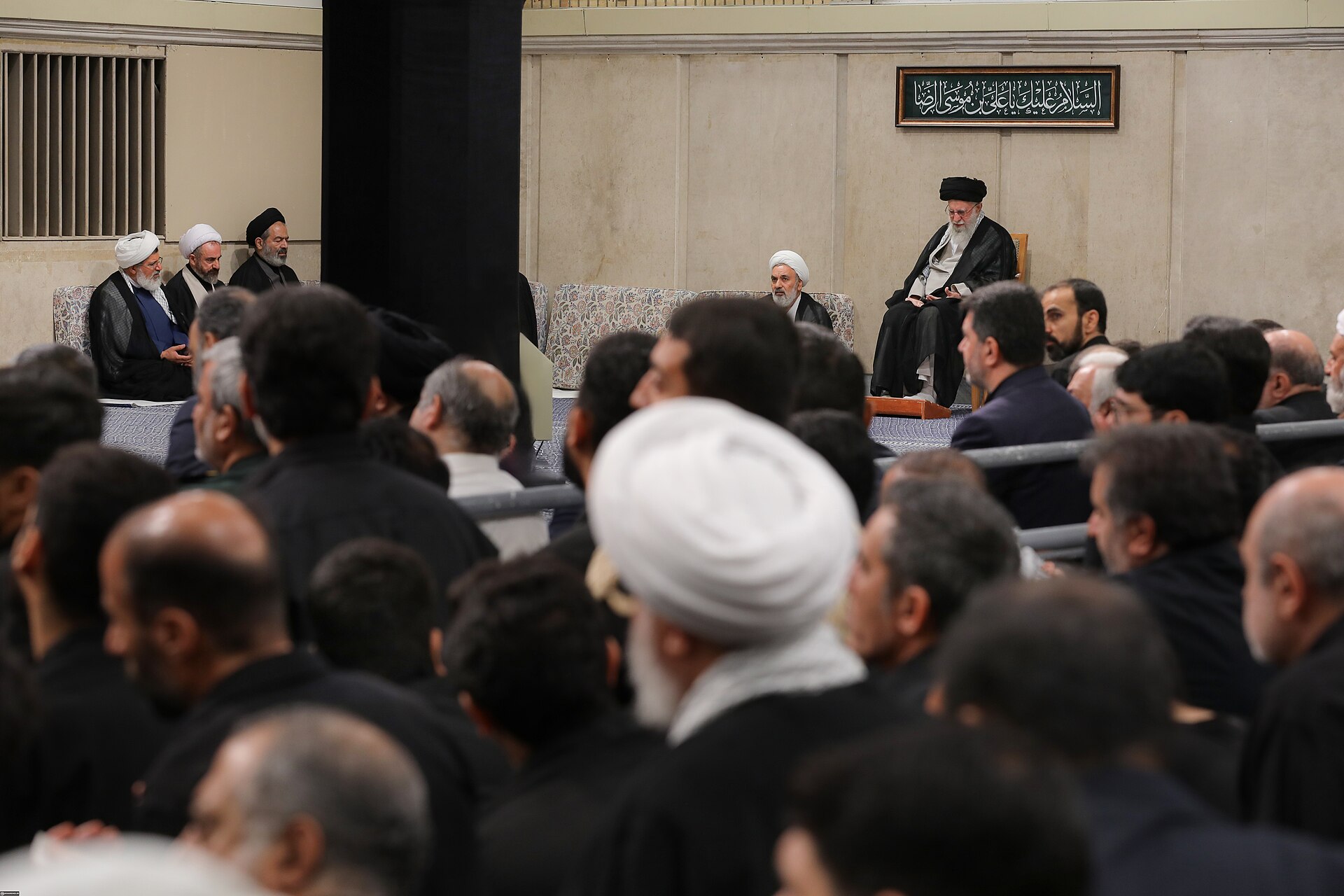 Mourners gathered after the martyrdom of Ayatollah Khamenei